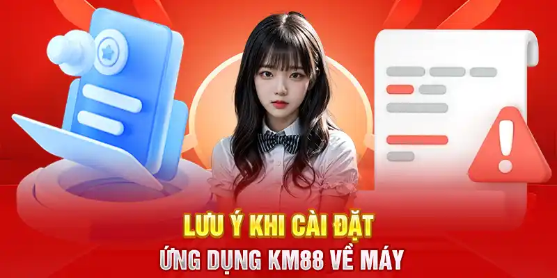 Lưu ý khi cài đặt ứng dụng KM88 về máy